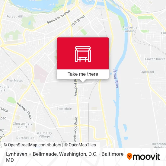 Lynhaven + Bellmeade map