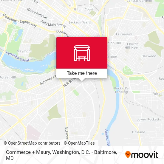 Commerce + Maury map