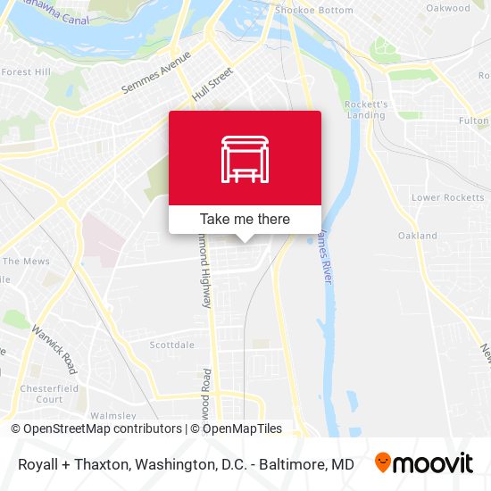Royall + Thaxton map
