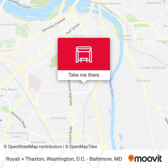 Royall + Thaxton map