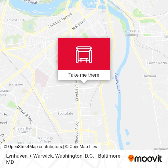 Lynhaven + Warwick map