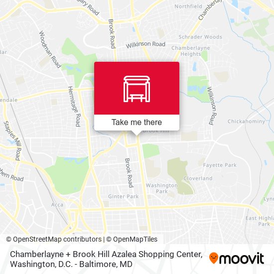 Chamberlayne + Brook Hill Azalea Shopping Center map