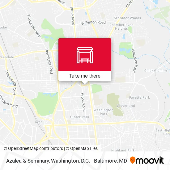 Azalea & Seminary map