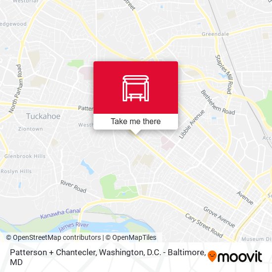Patterson + Chantecler map