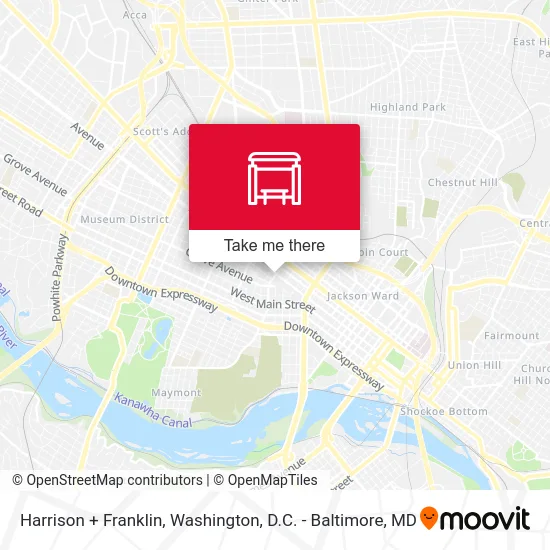 Harrison + Franklin map