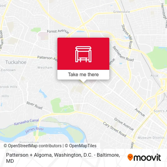 Patterson + Algoma map