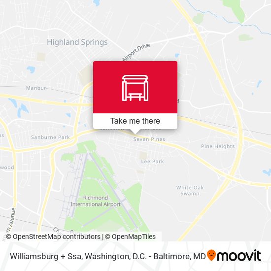 Williamsburg + Ssa map