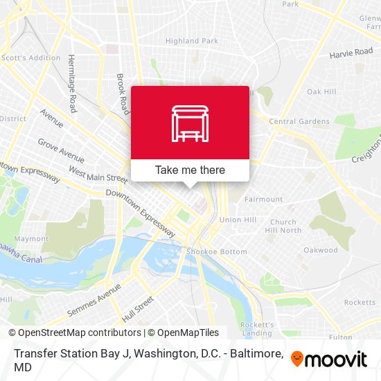 Transfer Station Bay J map