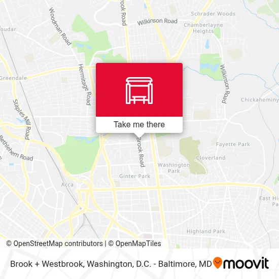 Brook + Westbrook map