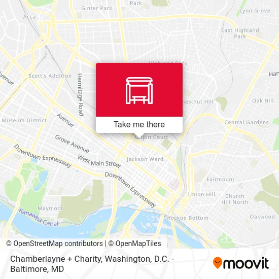 Chamberlayne + Charity map