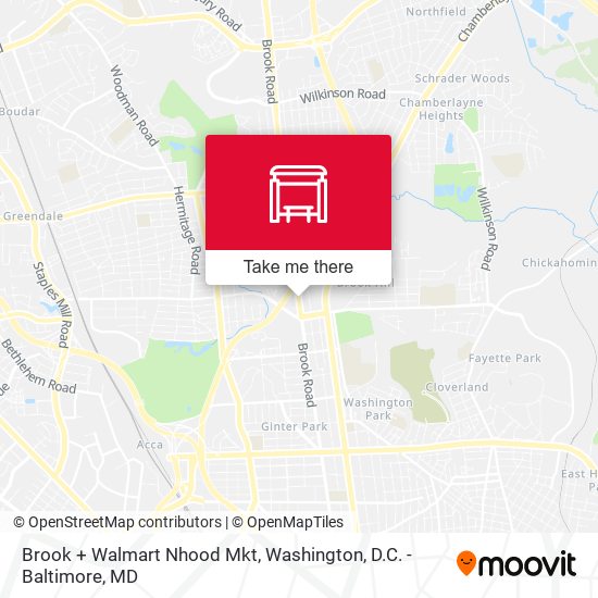 Brook + Walmart Nhood Mkt map