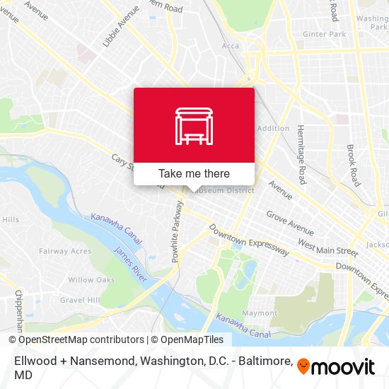 Mapa de Ellwood + Nansemond