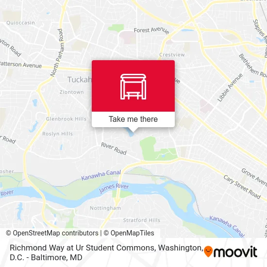 Richmond Way at Ur Student Commons map