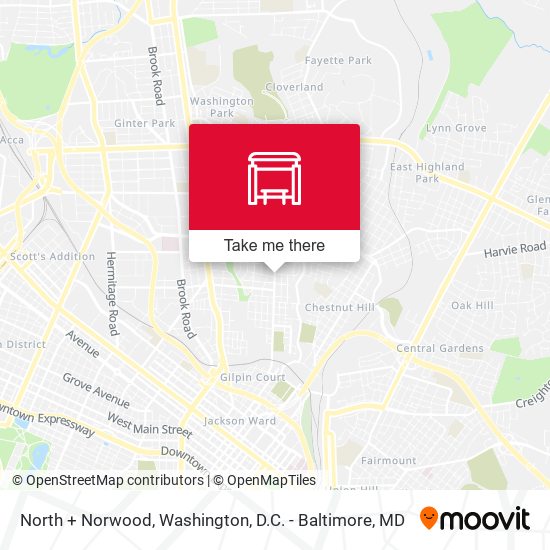 Mapa de North + Norwood