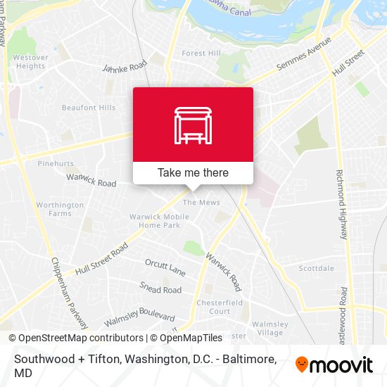 Southwood + Tifton map