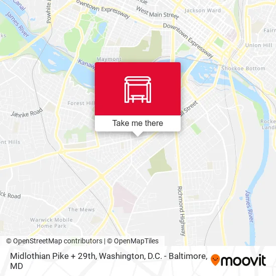 Midlothian Pike + 29th map