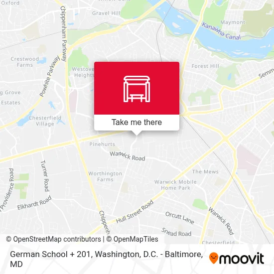 German School + 201 map