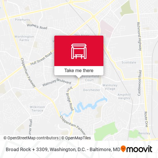 Broad Rock + 3309 map
