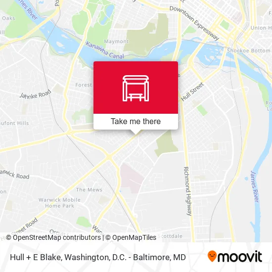 Hull + E Blake map