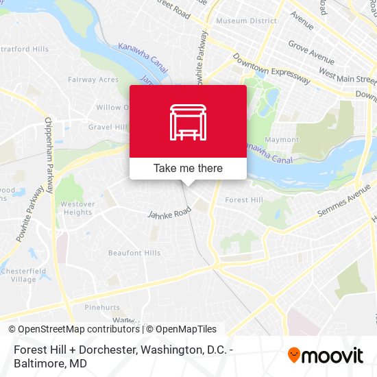 Mapa de Forest Hill + Dorchester