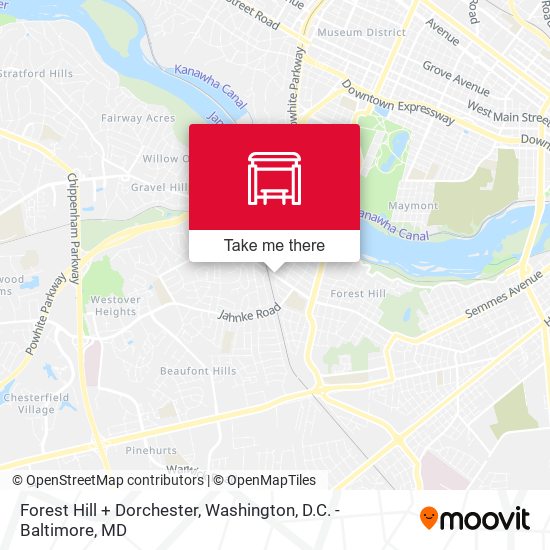 Mapa de Forest Hill + Dorchester