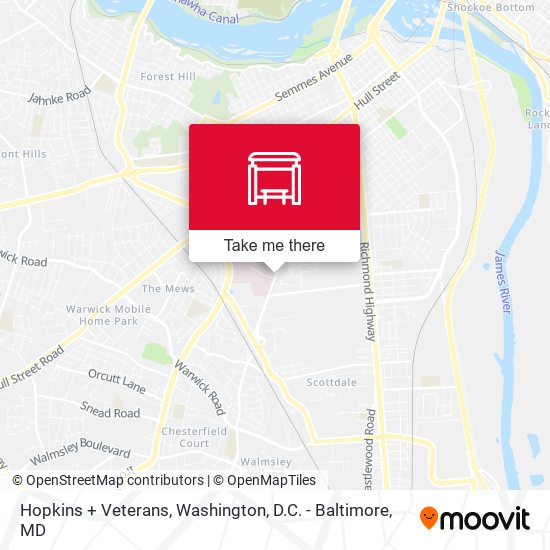 Hopkins + Veterans map