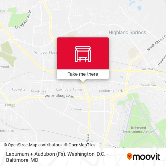 Laburnum + Audubon (Fs) map