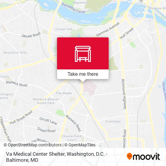 Va Medical Center Shelter map