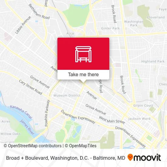 Broad + Boulevard map