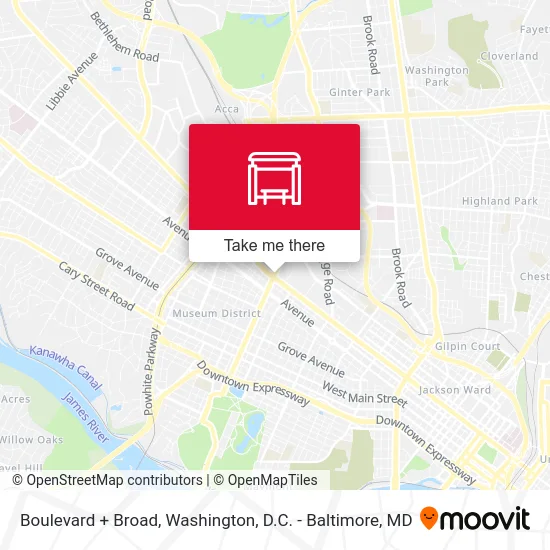 Boulevard + Broad map