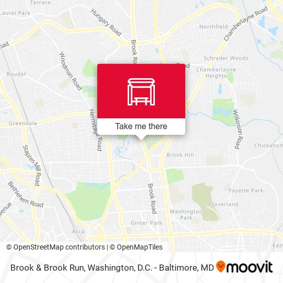 Brook & Brook Run map