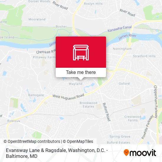 Mapa de Evansway Lane & Ragsdale