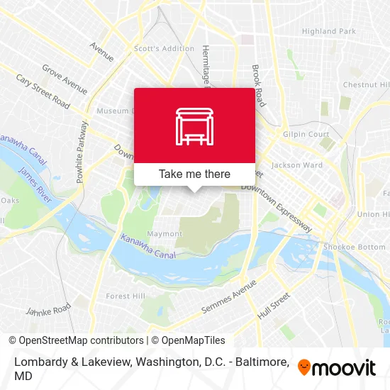 Lombardy & Lakeview map