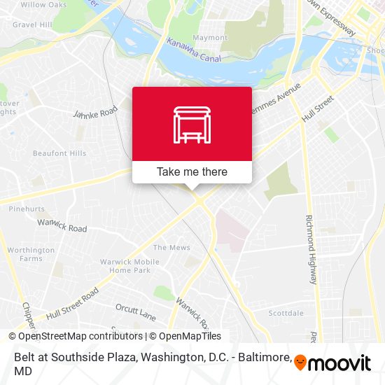 Belt at Southside Plaza map