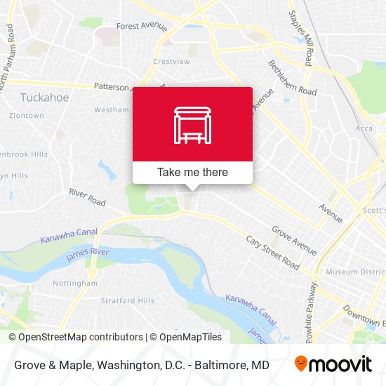 Grove & Maple map