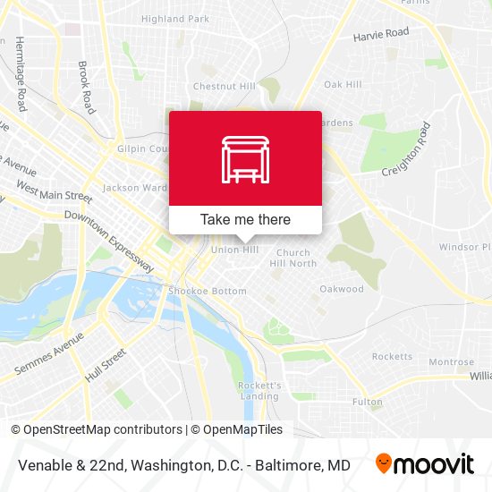 Mapa de Venable & 22nd