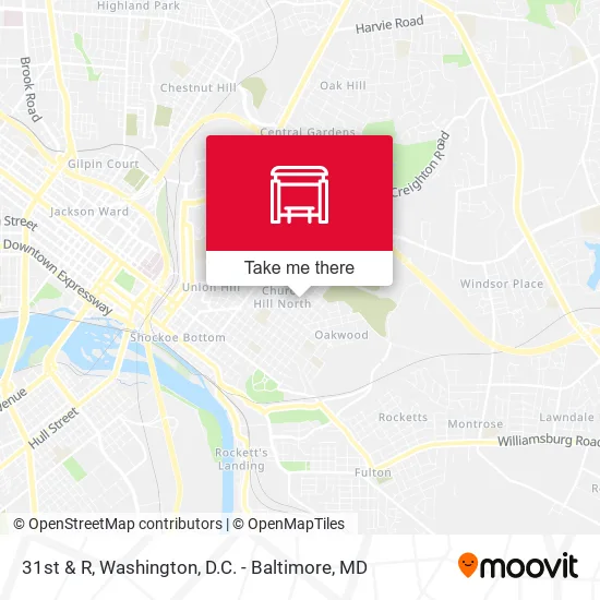 31st & R map