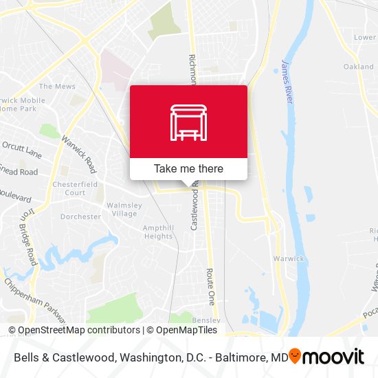 Mapa de Bells & Castlewood
