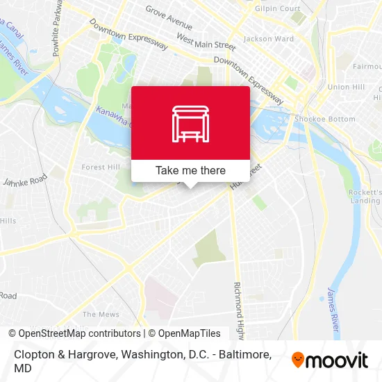 Clopton & Hargrove map