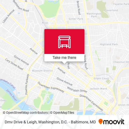 Dmv Drive & Leigh map
