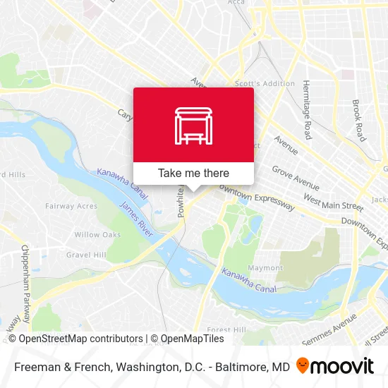 Freeman & French map