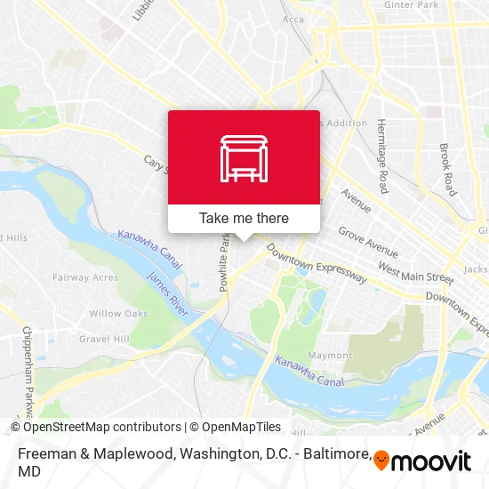 Freeman & Maplewood map