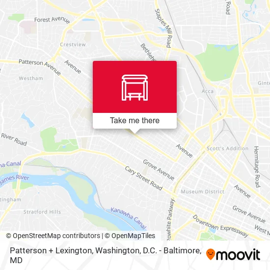 Patterson + Lexington map