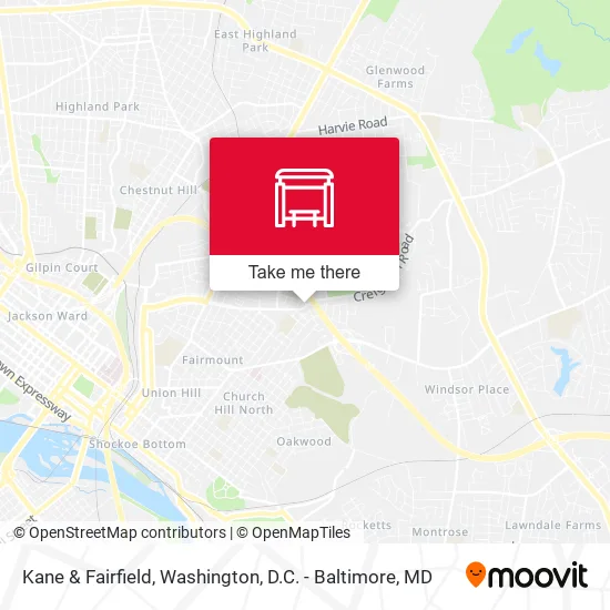 Kane & Fairfield map