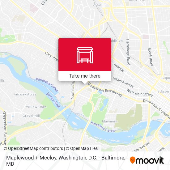 Maplewood + Mccloy map