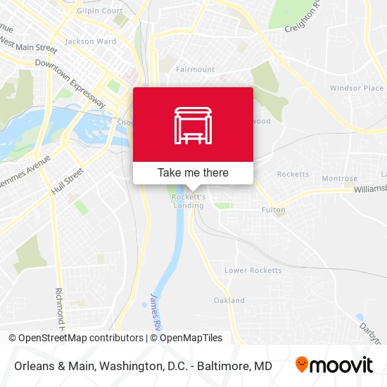 Mapa de Orleans & Main