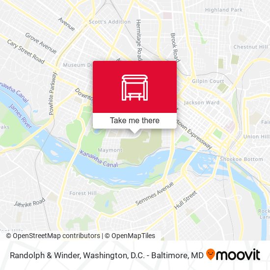 Randolph & Winder map
