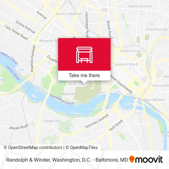 Randolph & Winder map