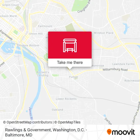 Rawlings & Government map