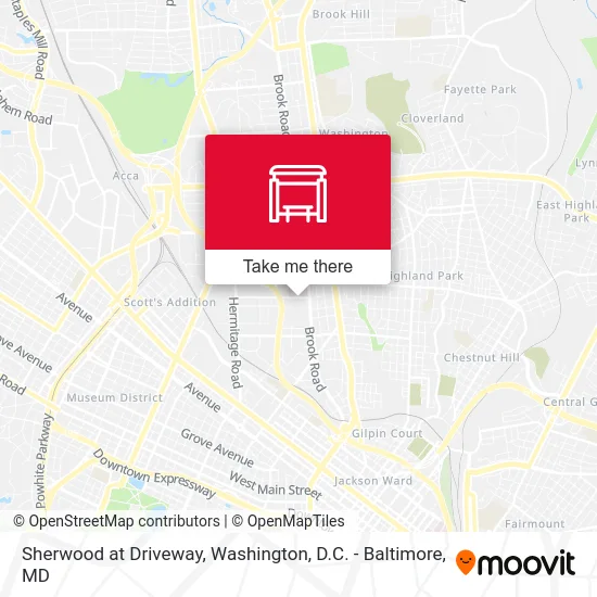 Sherwood at Driveway map